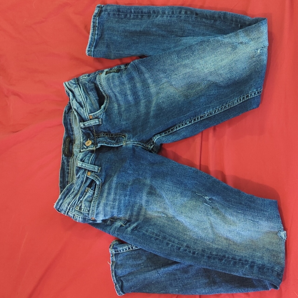 Silver Boyfriend Jeans